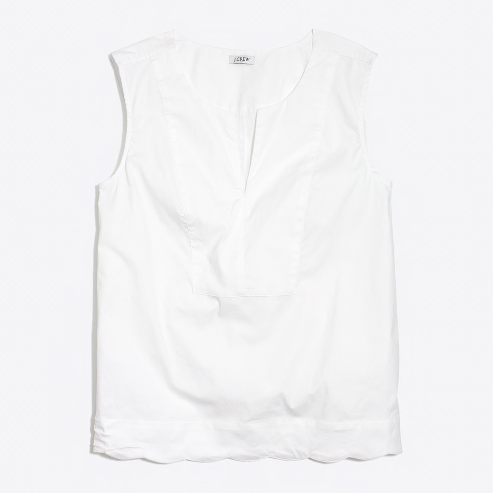 J.Crew Factory Scalloped Shell